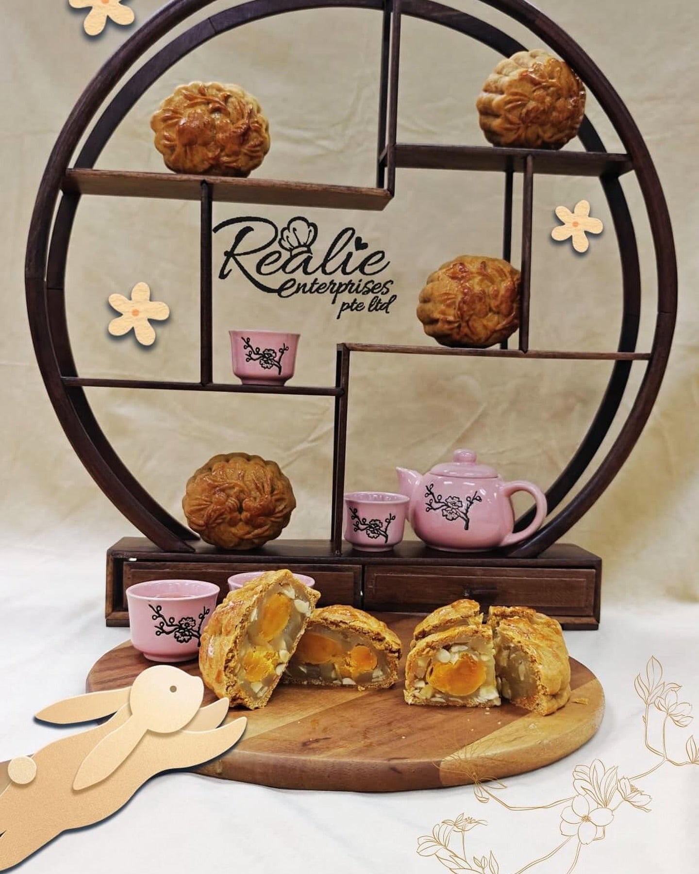 Less Sweet White Lotus Paste Double Yolk