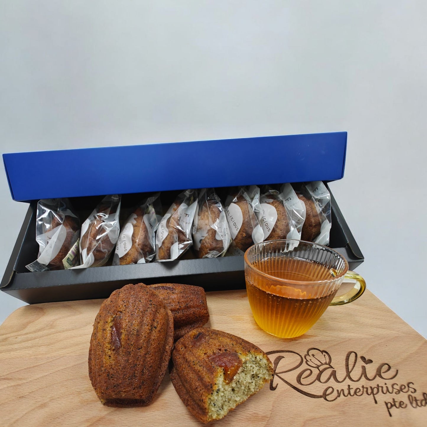 Black Tea Peach Madeleine