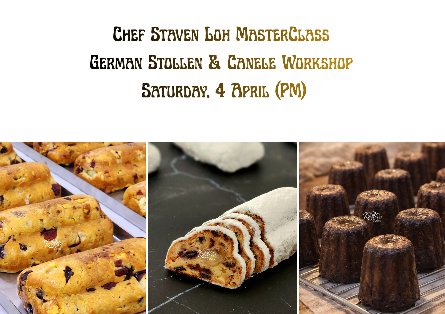 German Stollen & Canele Workshop