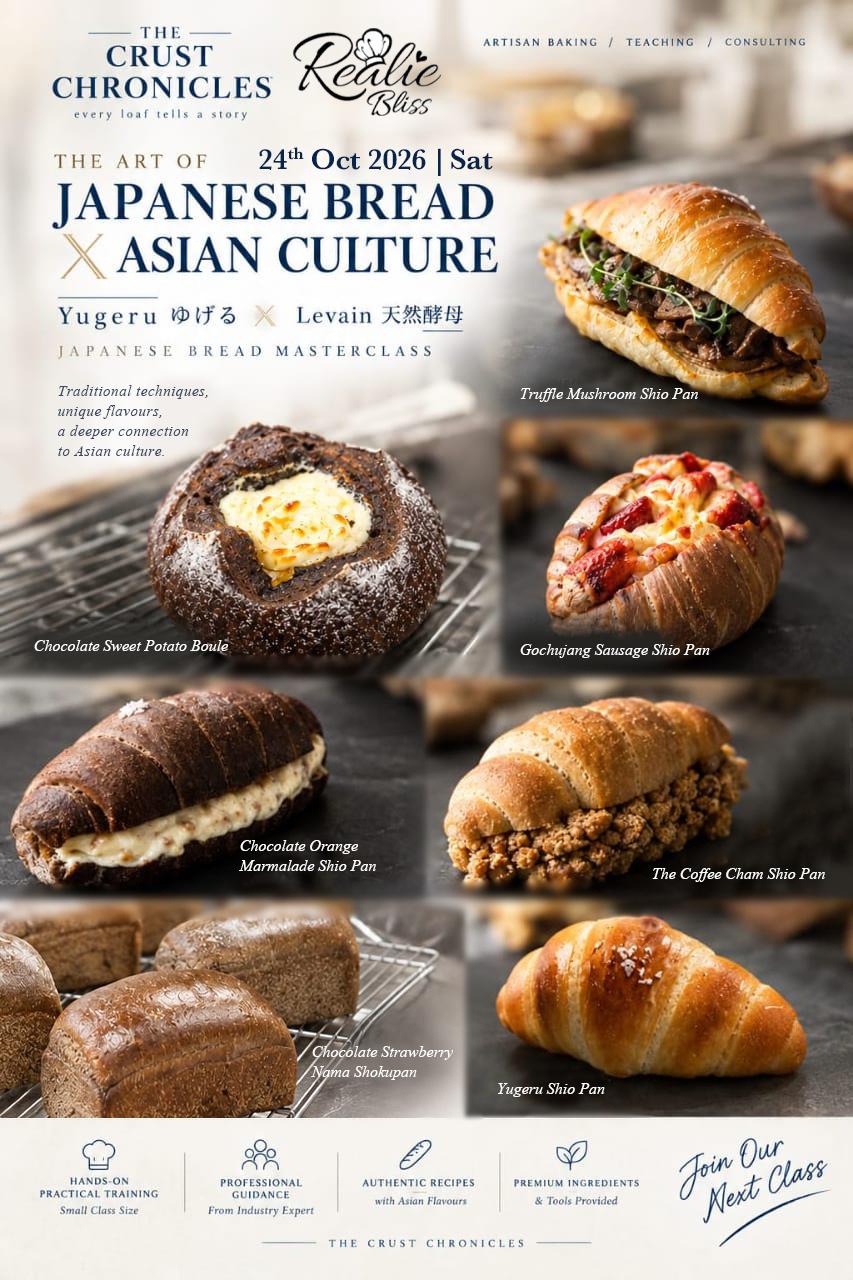 The Art of Japanese Bread — Where Tradition Meets Asian Creativity Class by Chef Steven Loh